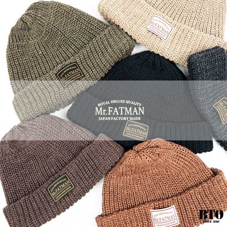 BTO] 日本【Mr.Fatman】日本紡紗廠羅紋式編織初棉短毛帽| 蝦皮購物