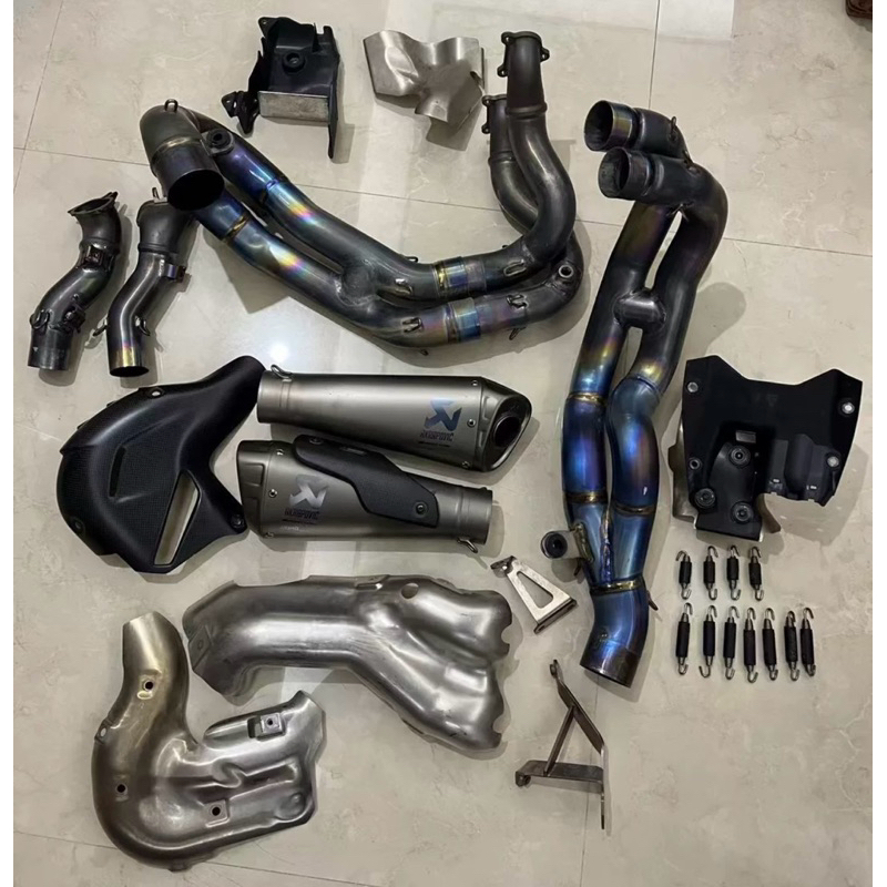 Ducati V4 蠍子管akrapovic DP 全段不含電腦有碳纖防燙蓋V4