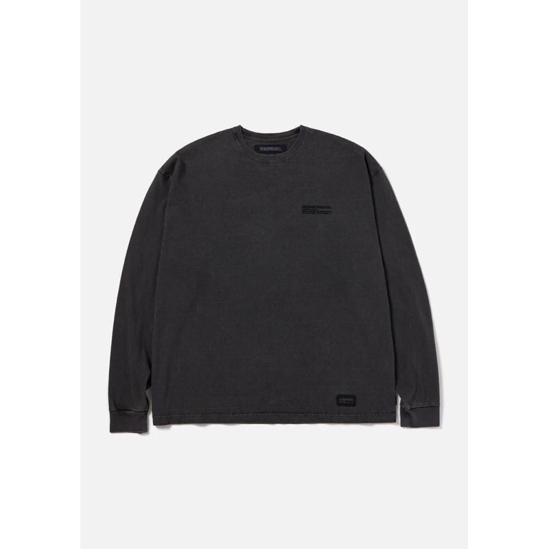 24SS NEIGHBORHOOD PIGMENT DYED CREWNECK LS 全新正品NBHD
