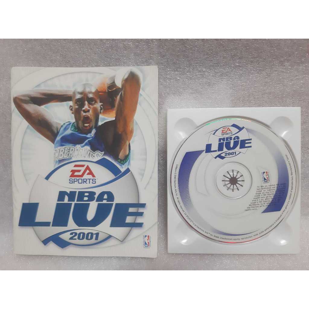 EA SPORTS NBA LIVE 2001 PC GAME 遊戲片 附說明書序號 裸片 | 蝦皮購物