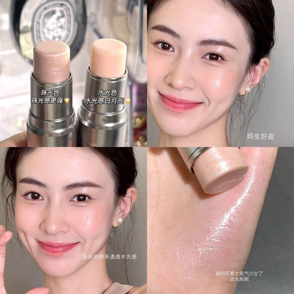 韓系高光棒~水光啫喱高光棒自然提亮側影細閃高光女腮紅懶人高光修容棒 | 蝦皮購物