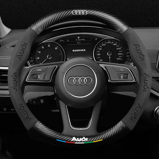 3色選可 アウディ A4L A6L A3 A8L A5 A7 Q2L Q3 Q5 Q7 ステアリング ホイール カバー ハンドル カバー（D型） アウディ A3(8V) A4(8K) A5(8T) A6(4G) A7(4G) A8(4H) Q2(GA) Q5
