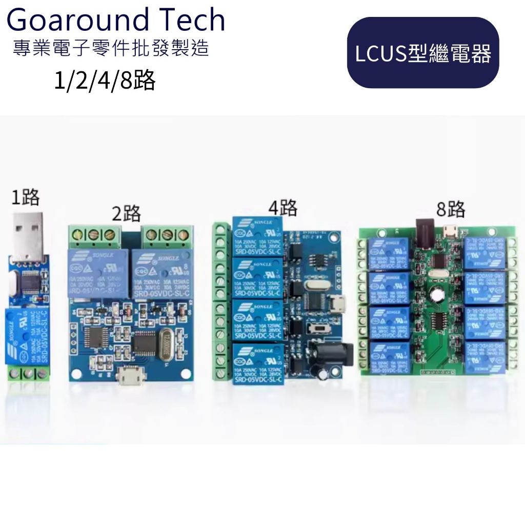 【環島科技】 LCUS-1型2型 1路2路USB控制繼電器模塊 PLC開關模組 電腦指令控制開關 PC智能控制器 | 蝦皮購物