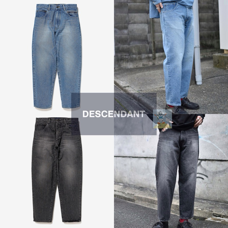 DESCENDANT 24SS 1995 DENIM TROUSERS BAGGY HARD WASH 水洗 DESCENDANT 24SS 1995 DENIM TROUSERS BAGGY HARD WASH 水洗