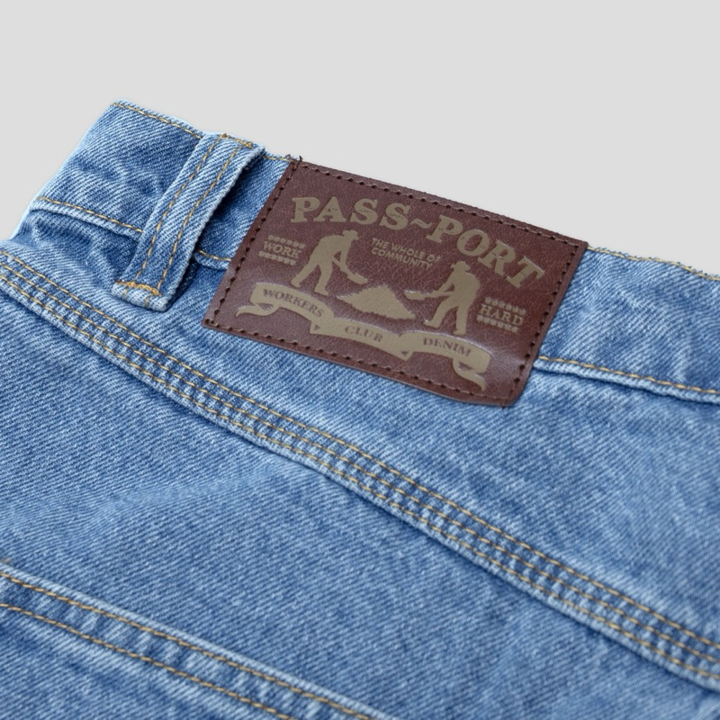 Pass~Port Workers Club Denim Jean 淺藍/深藍單寧牛仔長褲