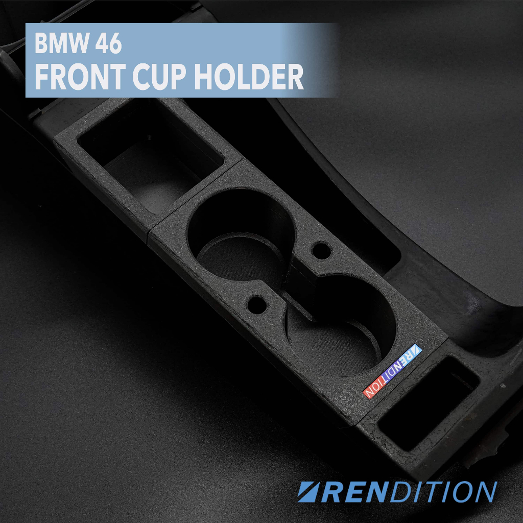 BMW E46 前座雙杯架升級組 | Rendition Design | 蝦皮購物