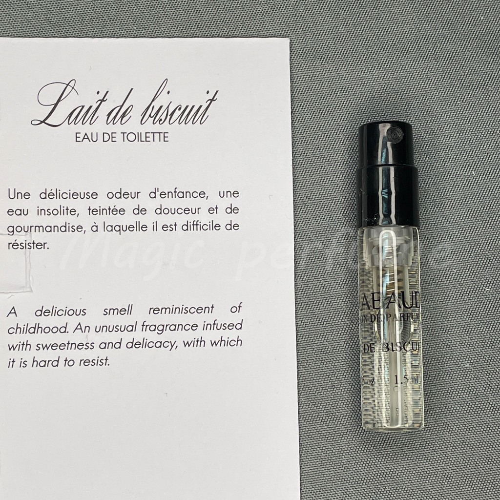 莎邦牛奶曲奇Chabaud Maison de Parfum Lait de Biscuit-1.5ml香水樣品