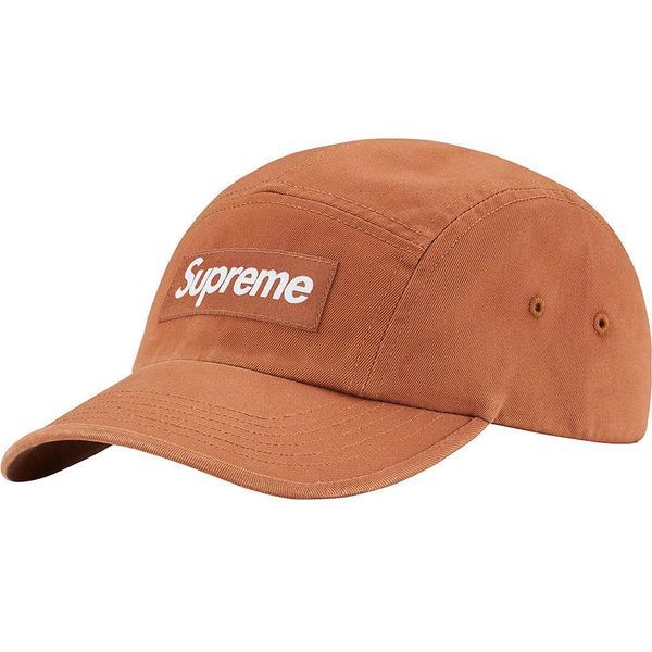現貨] SUPREME WASHED CHINO TWILL CAMP CAP 皮扣帽| 蝦皮購物