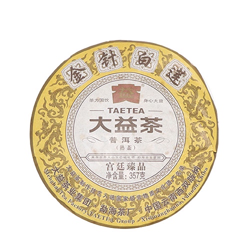大益普洱熟茶357g/金針白蓮1301「茶有大益」 | 蝦皮購物
