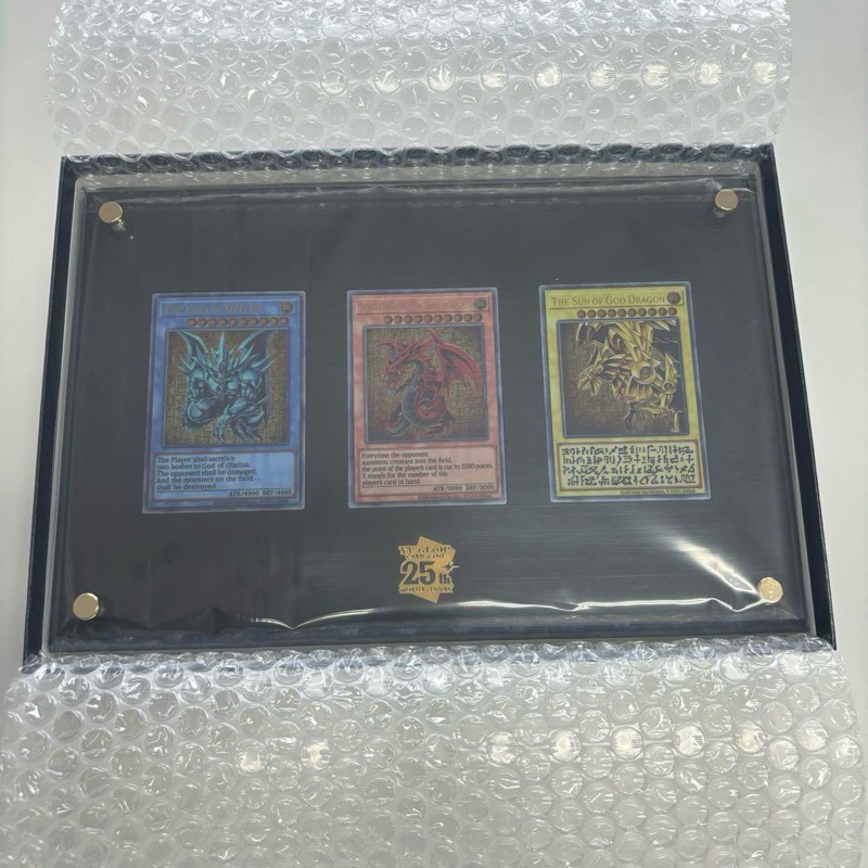日版遊戲王25週年三幻神神之卡鋼卡限量25000套巨神兵天空龍翼神