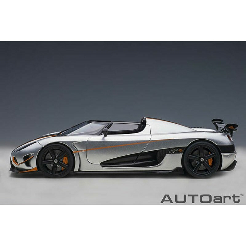 AUTOART 1/18 ECHELLE Koenisegg Agera RS Orange X Noir Modèle Voiture