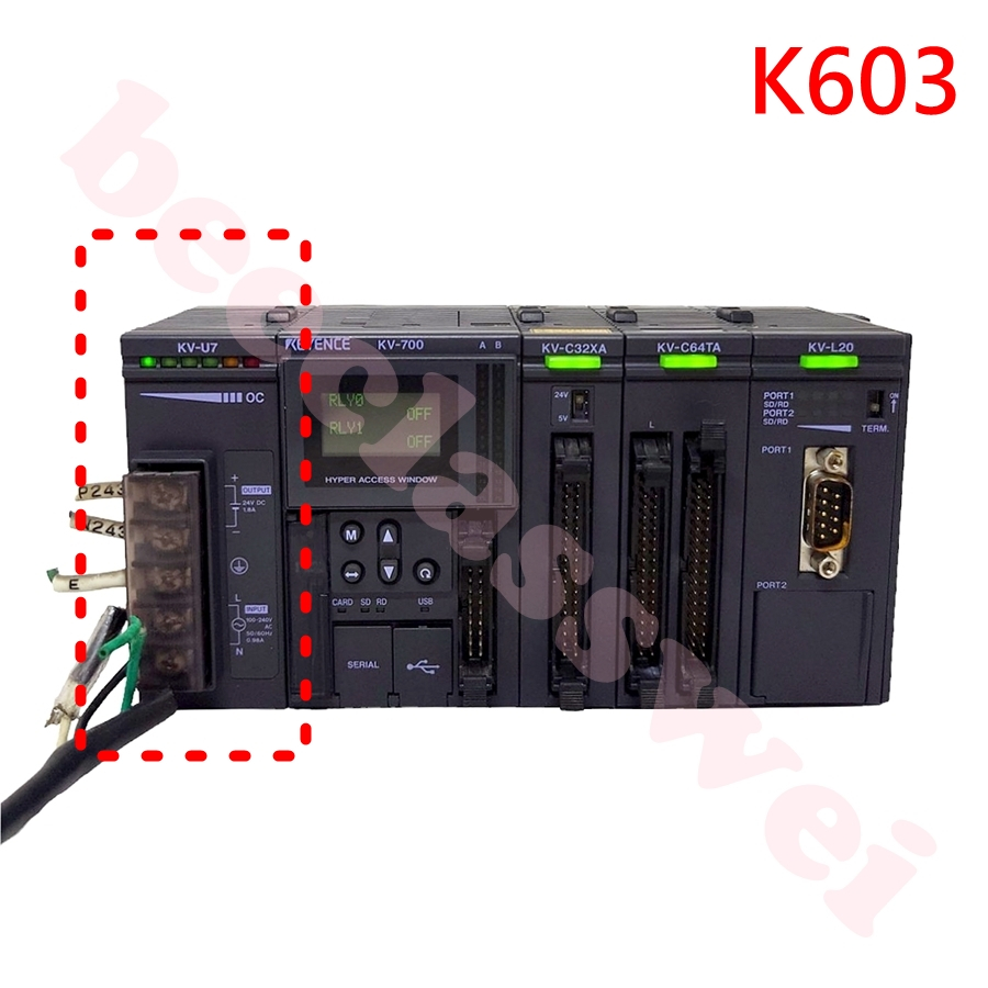 可開統編 KV-U7 POWER SUPPLY MODULE 電源模組 KEYENCE 基恩斯 PLC K603 | 蝦皮購物