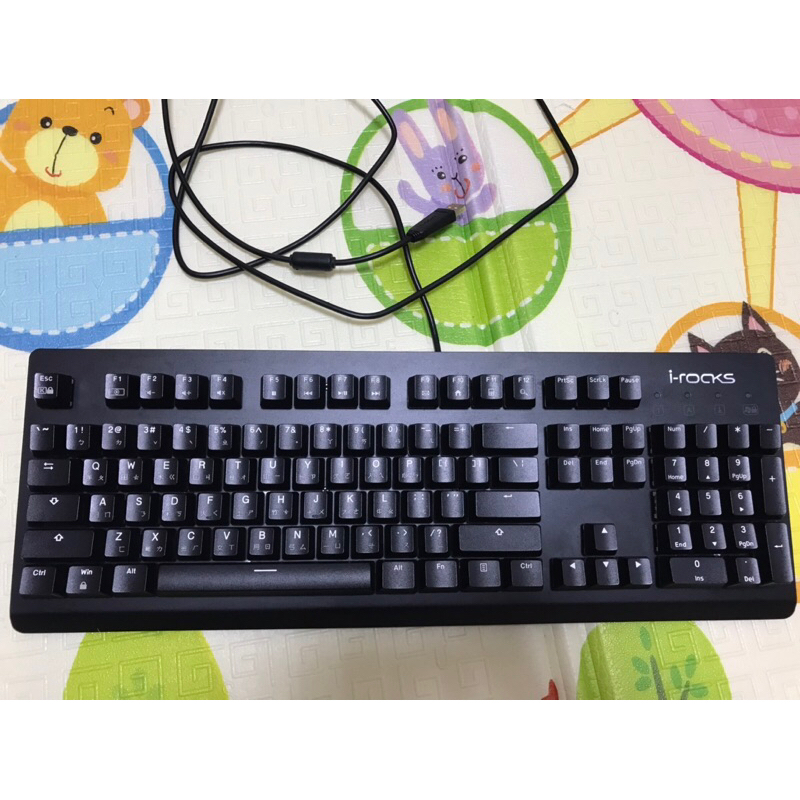 I-rocks K65M 紅軸 機械鍵盤 整組 換軸誤損故售出詳細請看商品說明 含原廠鍵軸及原廠PBT 繁體/倉頡鍵帽 | 蝦皮購物