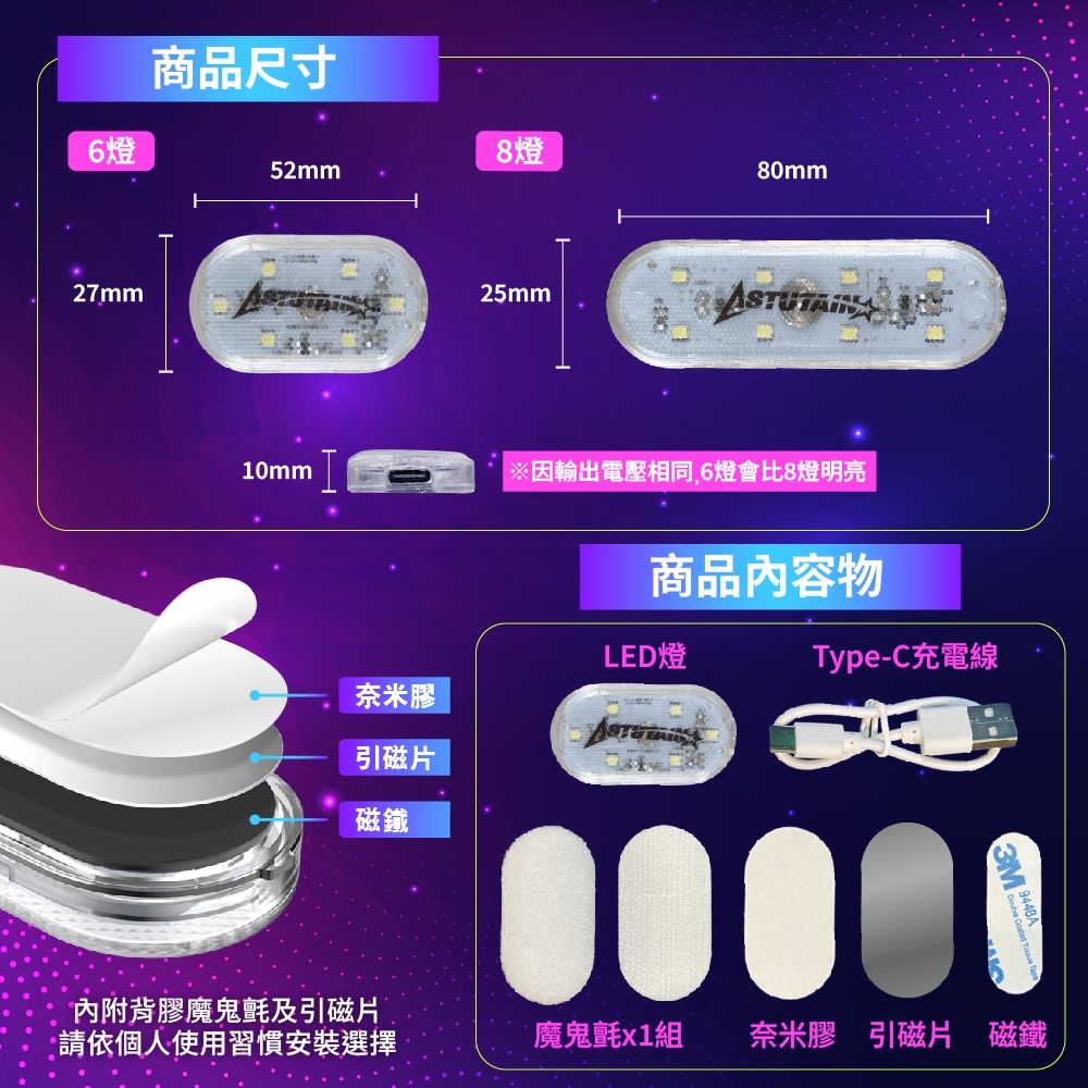 【Astutain】車廂照明燈 -  Webike摩托百貨