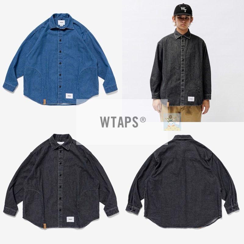 トップス wtaps cbw / ls / cotton. denim WTAPS CBW / LS / COTTON. DENIM INDIGO M｜メンズ