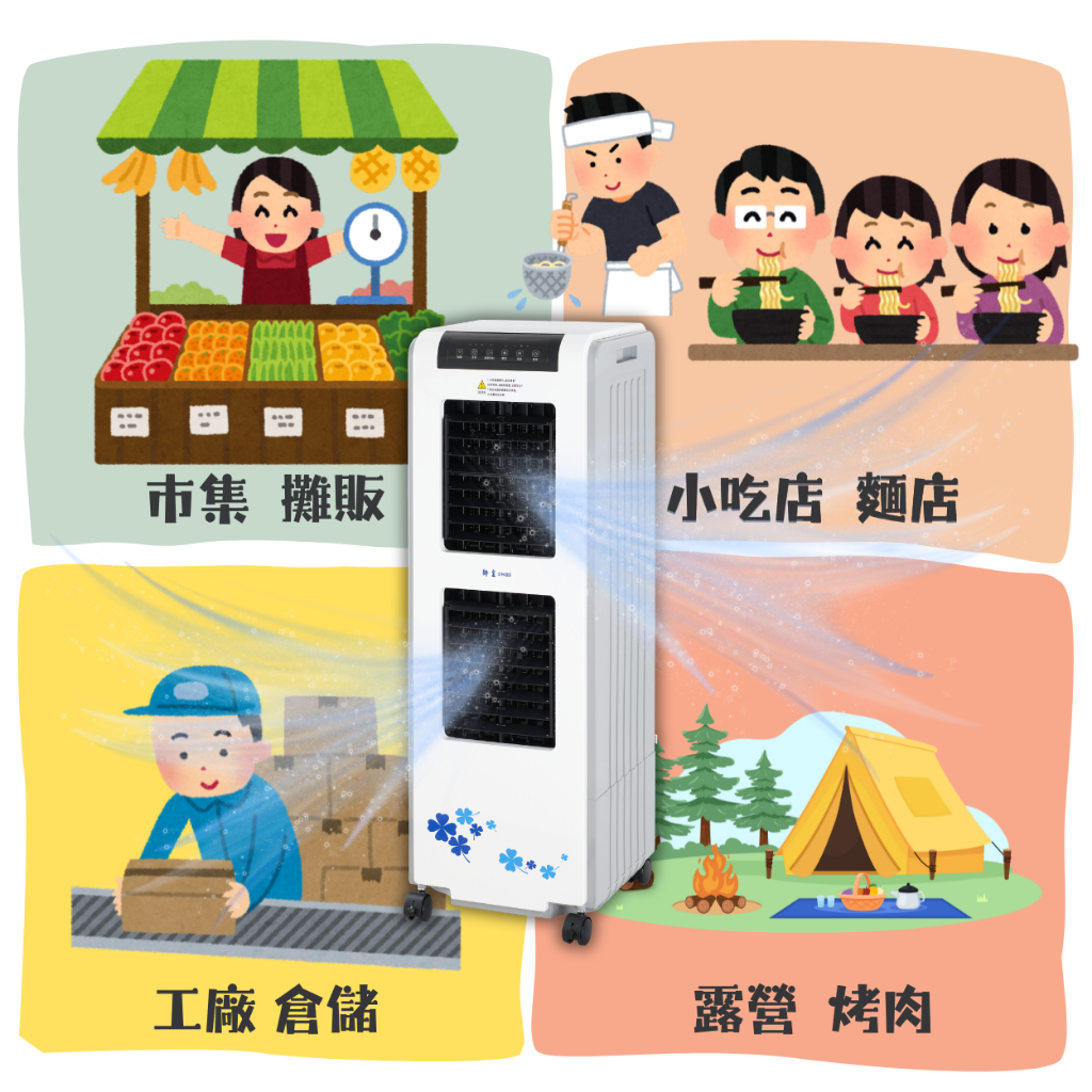 獅皇】30L獅皇水冷扇UD3000 水冷風扇涼風扇客廳廚房使用環境通風