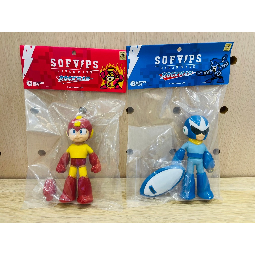 ELECTRIC TOYS SOFVIPS 蠟筆小新洛克人軟膠系列sofubi ソフビロックマンrockman | 蝦皮購物