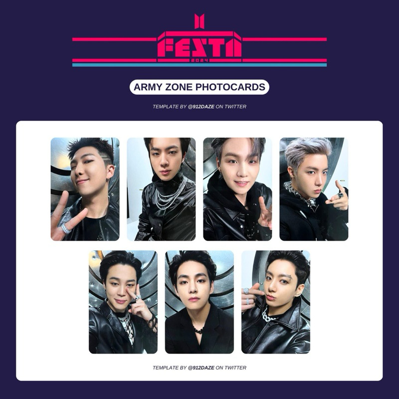 BTS 11週年FESTA ARMY ZONE PHOTOCARDS | 蝦皮購物