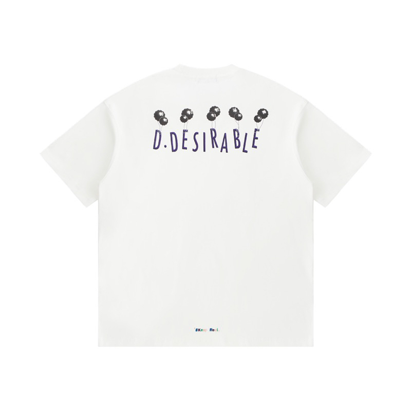 世界を買える 海外ブランド 台灣現貨D.DESIRABLE 蝦皮購物 起飛的小煤球印花T恤| vibe City NY トップス