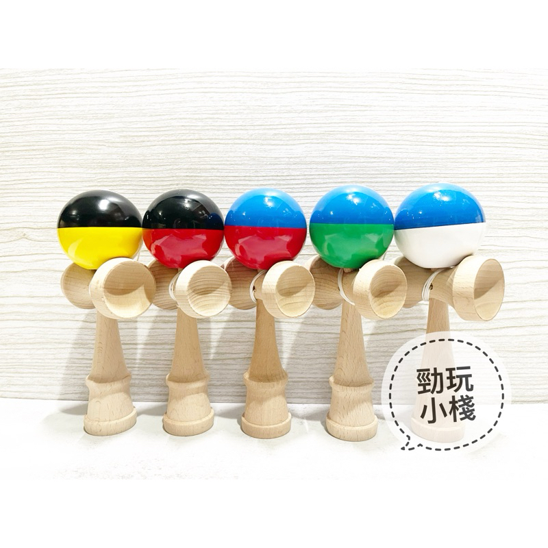 劍玉 雙色5:5 日式 劍球 日月球 競技型 比賽型 kendama 手眼協調 木製 | 蝦皮購物