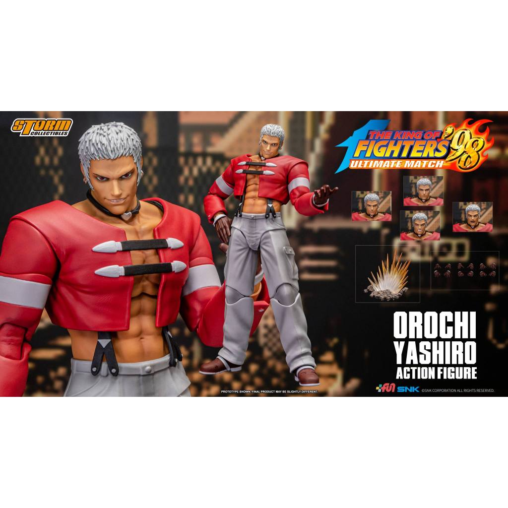 神經玩具】現貨STORM TOYS 98格鬥天王七枷社1/12比例可動人偶拳皇98
