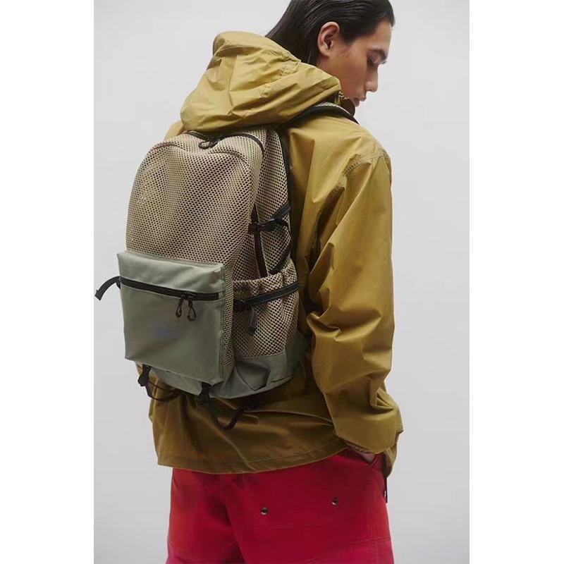 日本代購And wander 3D mesh backpack防水輕量雙肩包24SS 後背包 日本代購And wander 3D mesh backpack防水輕量雙肩包24SS 後背包