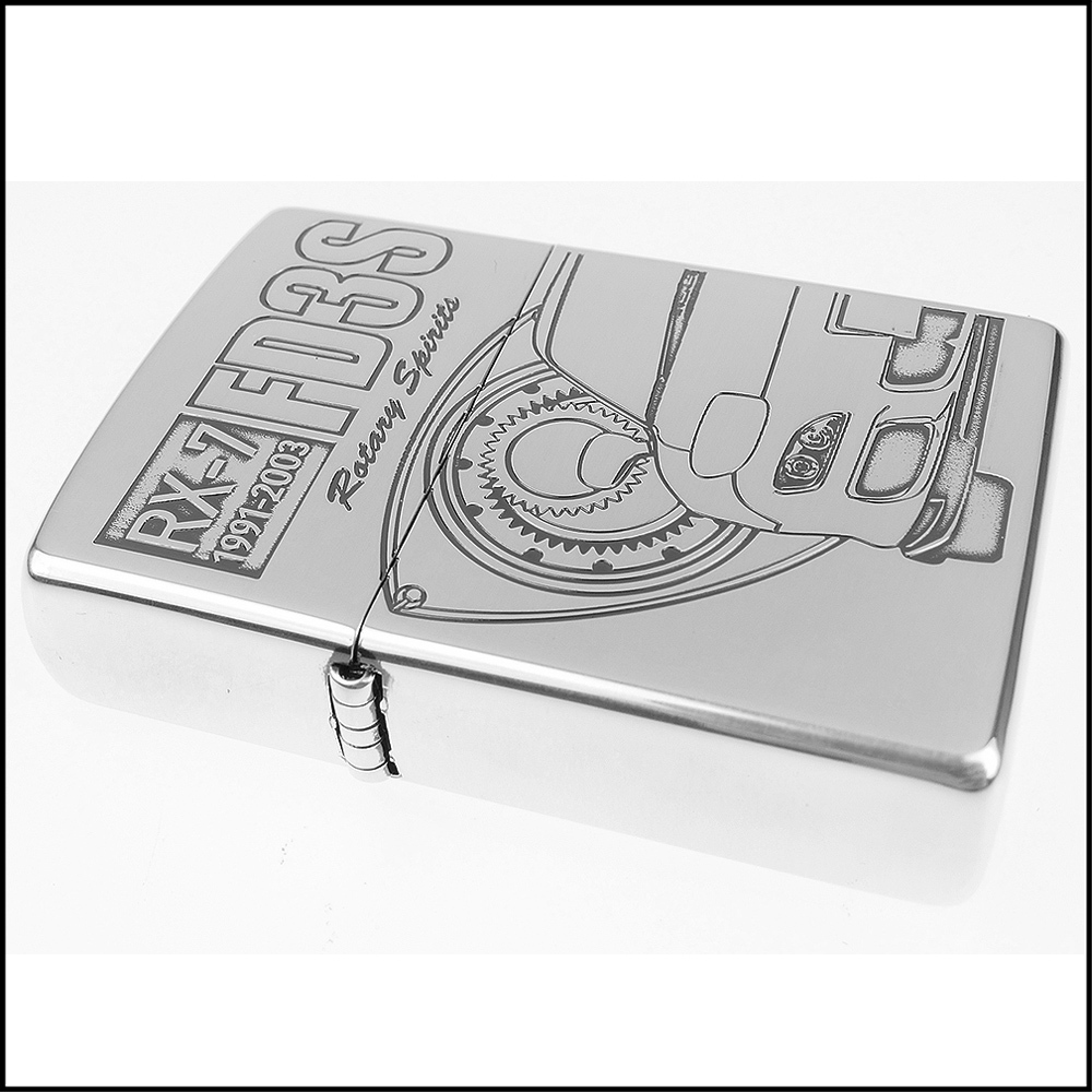 Zippo ジッポー マツダ MAZDA 自動車 RX-7 アールエックス・セブン オフィシャルライセンス品 SA22C｜Zippo 専門店フラミンゴ：本店