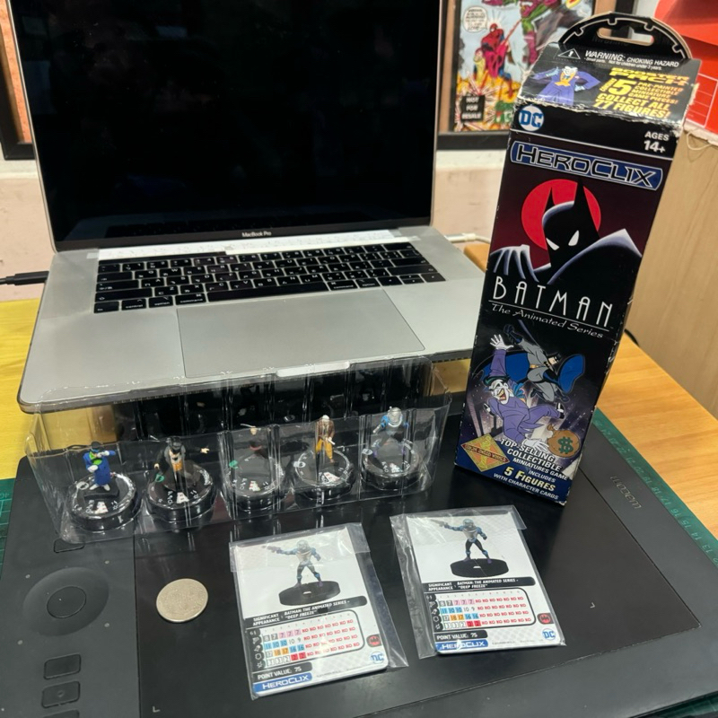 已拆 反轉英雄 BATMAN 蝙蝠俠 動畫 戰棋 HEROCLIX 人偶 套組 反派 急凍人 企鵝 警長 探長 瘋帽客 | 蝦皮購物
