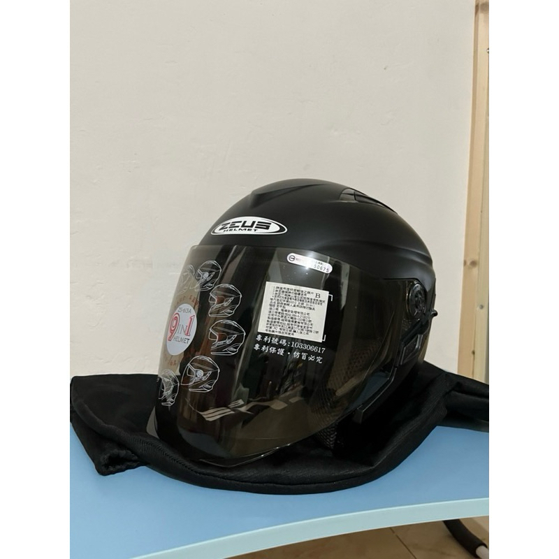 ZEUS HELMET zs 613B 素色消光黑安全帽 | 蝦皮購物
