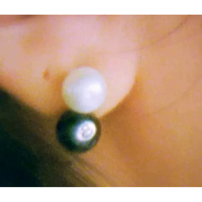 ★韓国の人気★【STUSSY】★8 BALL EARRING★関税込★ stussy 8 BALL EARRING STERLING SILVER