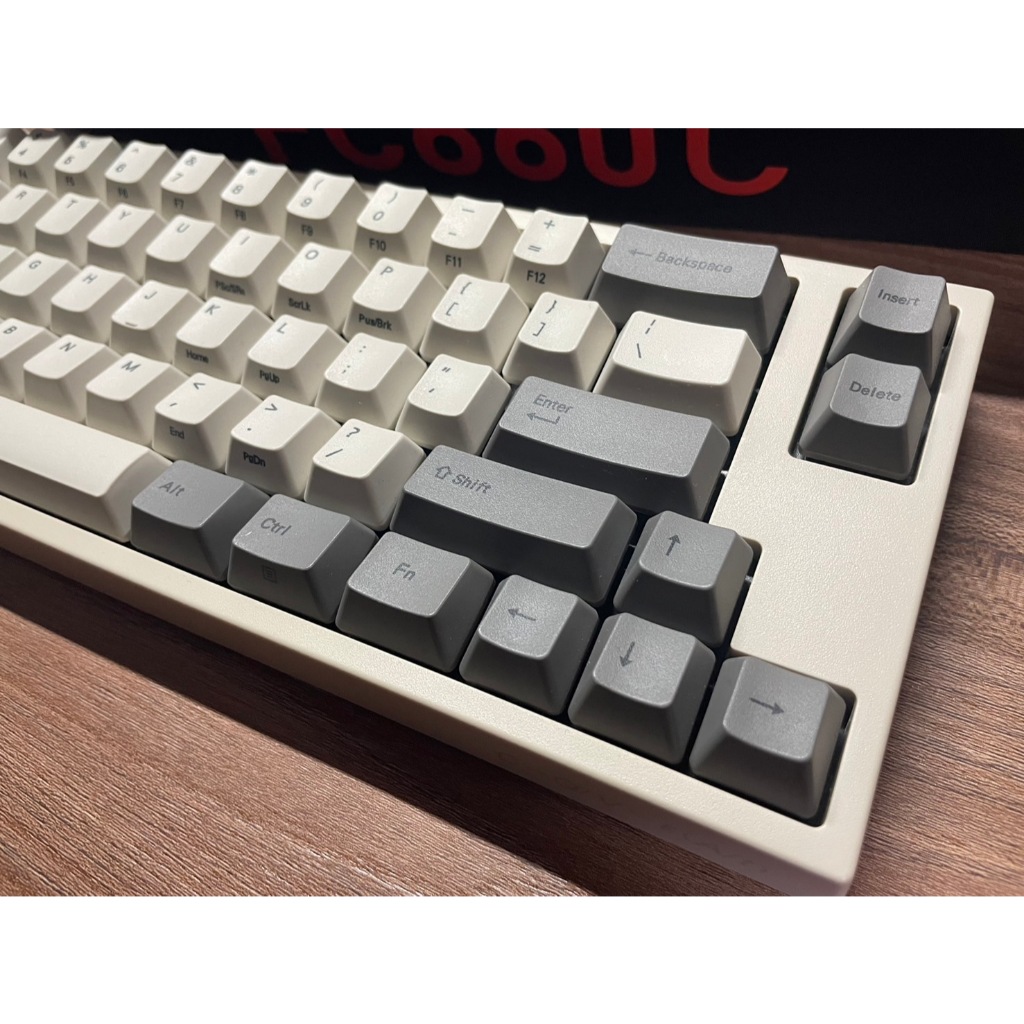 [絕版鍵盤]韓國LeoPold FC660C 靜電容鍵盤白灰 PBT 熱昇華 正刻英文 LAYOUT 靜音版 | 蝦皮購物