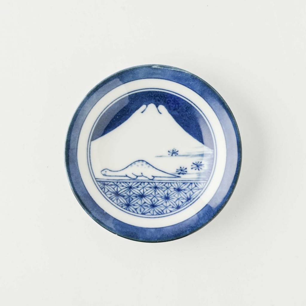 AWASAKA｜恐龍豆皿・醬料碟- 江戶之子恐龍美濃燒9 公分| 蝦皮購物