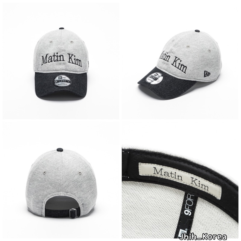 📌 預購韓國代購NEWERA x MATIN KIM 940UNST LOGO 牛仔拼接撞色