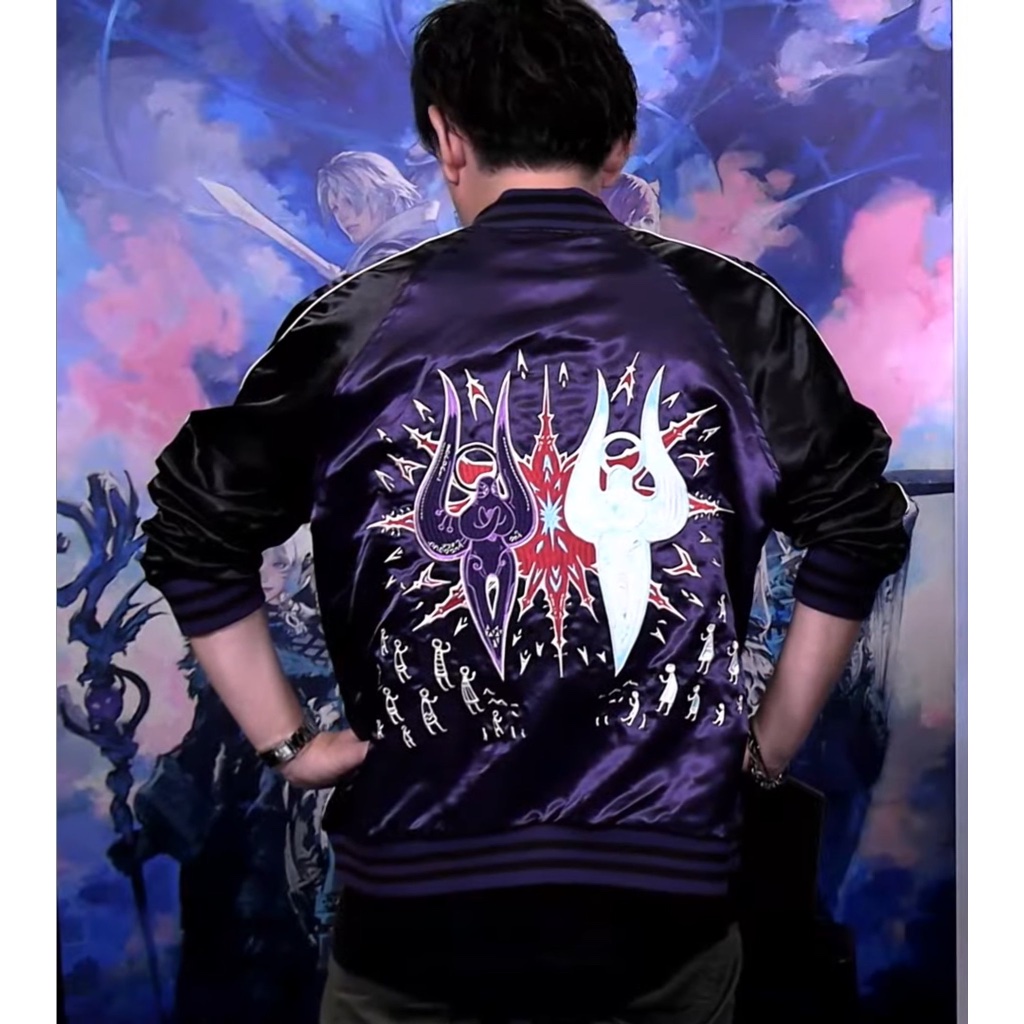 【Lサイズ】ファイナルファンタジーXIVハイデリン＆ゾディアーク刺繍ジャンパー L FF14刺繍ジャンパー ハイデリン＆ゾディアーク エメトセルク