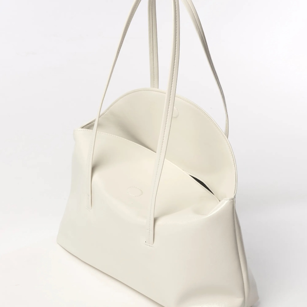 【SAMO ONDOH】 bbul bag M ★Crincle Cream SAMO ONDOH】Shopper Bbul Bag M - crinkle cream 台灣唯一正版