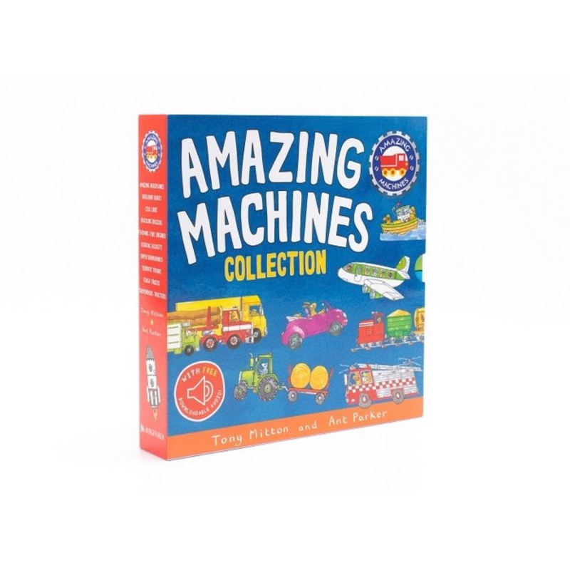 【新品/QR付き】Amazing Machines Collection 10冊 補貨到神奇機械大集合10冊合售Amazing Machines 10-Book with QR