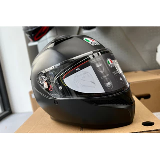 『Riderment』實體店面 ✨2024最新版本✨AGV K3 素色 消光黑 全罩式安全帽AGV 公司貨 亞洲版