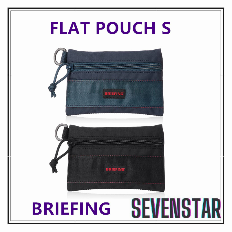 日本直送BRIEFING 零錢包小包雜物包手拿包FLAT POUCH S MW | 蝦皮購物