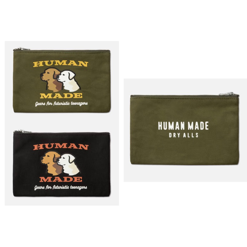 HUMAN MADE BANK POUCH 化妝包/收納包/收納袋/隨身收納/充電線收納