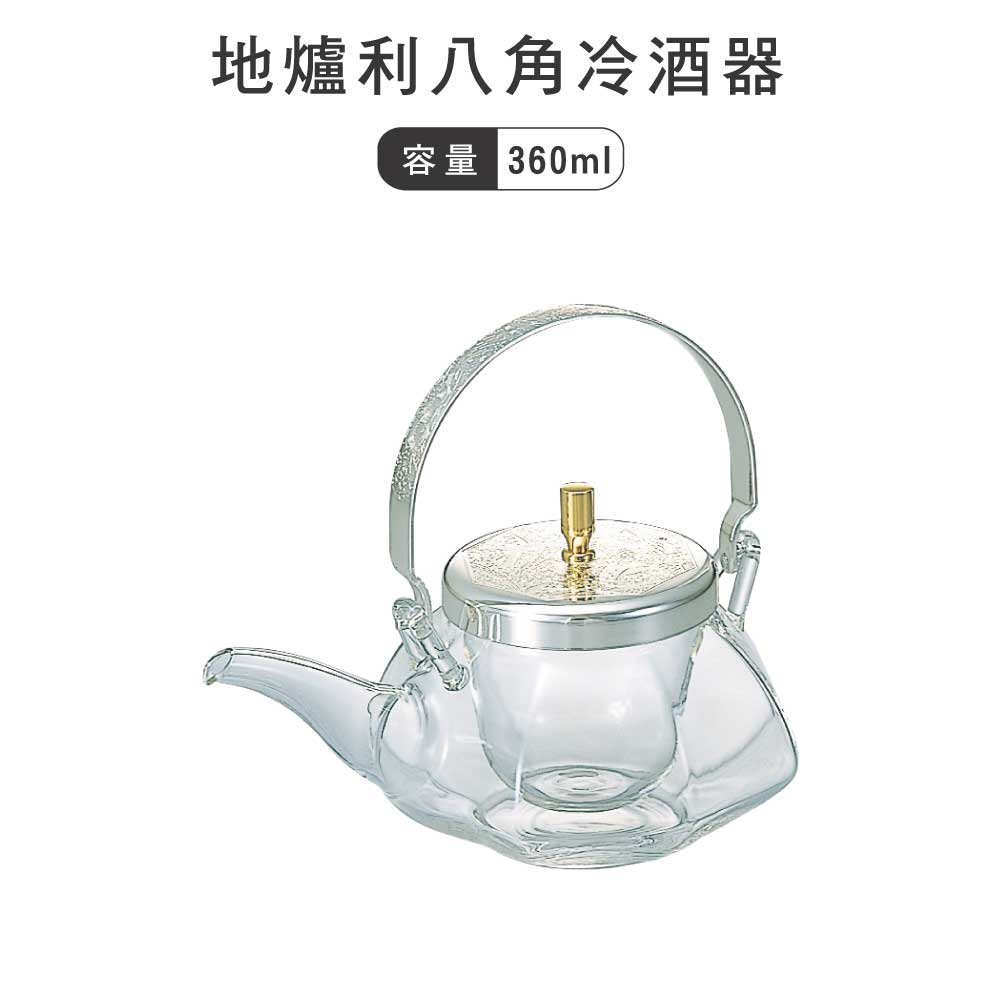 国内正規品】 冷酒器 茶道具 HARIO 八角チロリ(地炉利) ガラス
