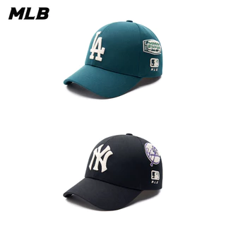 MLB 可調式硬頂棒球帽 Varsity系列 道奇/洋基隊 (3ACPV053N-兩色任選)【官方旗艦店】