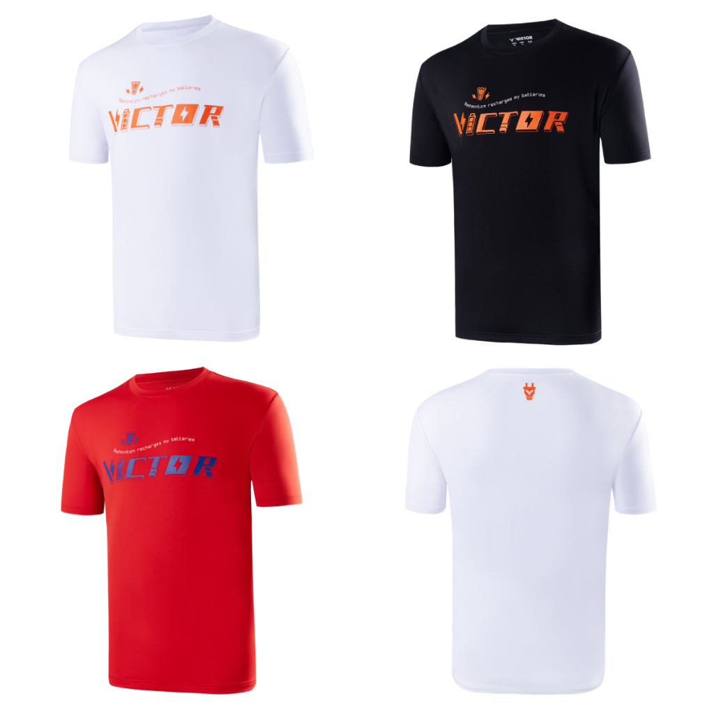 凱將體育羽球店】VICTOR羽球發電T-Shirt (中性款) T-2312 | 蝦皮購物