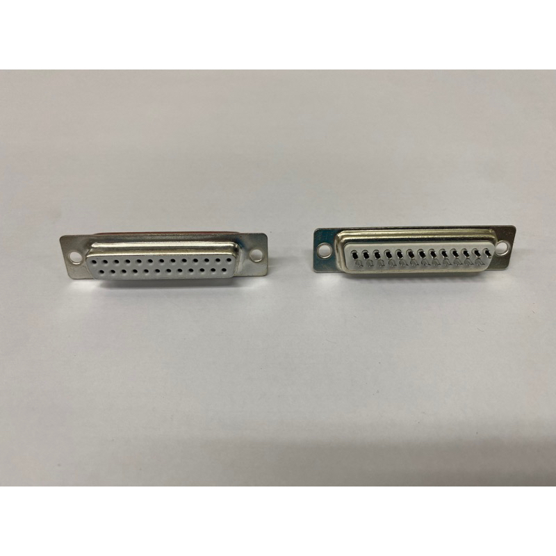 D-SUB D型接頭 D型連接器 焊接式25PIN 母頭 | 蝦皮購物