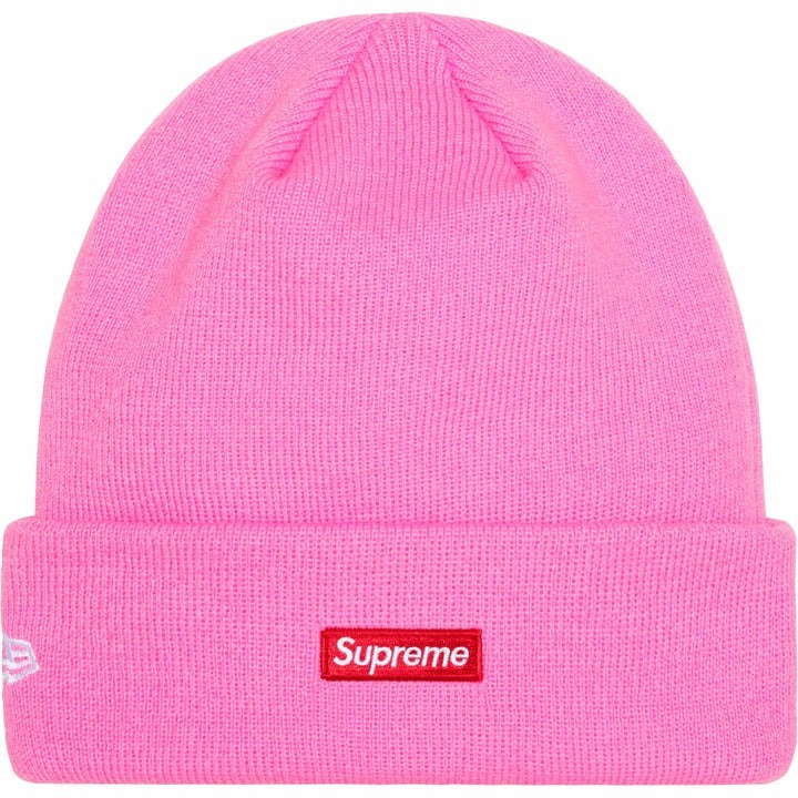 Supreme New Era S Logo Beanie Pink 粉毛帽FW23BN42-MA | 蝦皮購物