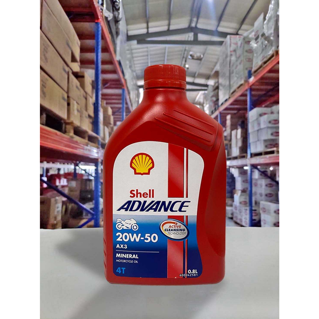 『油工廠』Shell Advance AX3 20W50 礦物 機油 0.8L MA 通勤 代步 買菜 外送 | 蝦皮購物