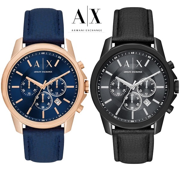 A X Armani Exchange LOGO j 44MM Watch On line