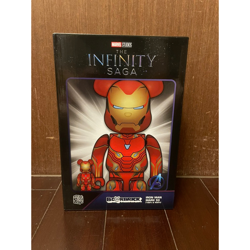 ☆BE@RBRICK IRON MAN MARK 50 100％ u0026 400％-