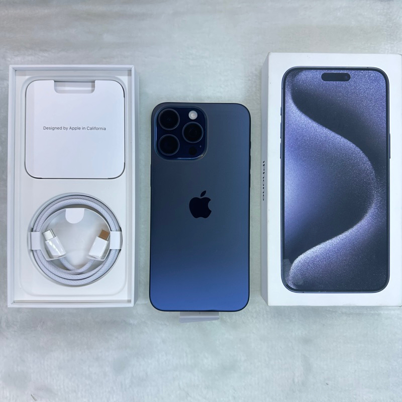 瘋98🍎 iPhone 15 Pro Max 256G 藍色 💙 原廠公司貨 新品 15 pro max 256 鈦藍色