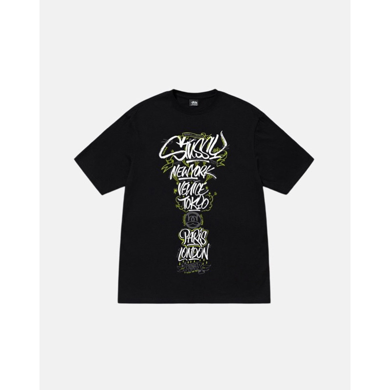 ★人気★【STUSSY】★STUSSY & BORN X RAISED HANDSTYLES TEE★ Stussy x Born x Raised Handstyles Tee Black – Hype Vault