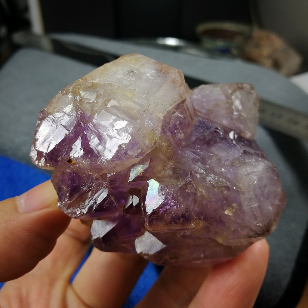 [友克鑫礦業]sd53約重157g-紫骨幹 壁壘骨幹 城堡骨幹 骨幹水晶 | 蝦皮購物